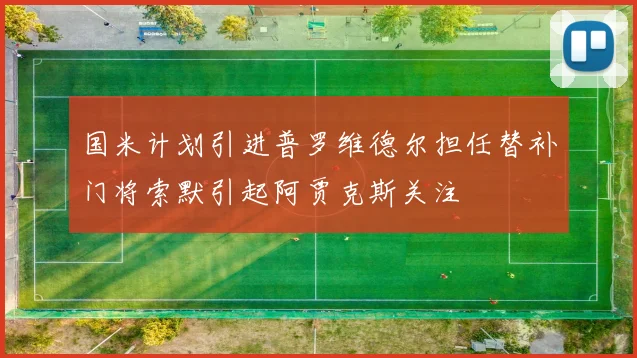 国米计划引进普罗维德尔担任替补门将索默引起阿贾克斯关注